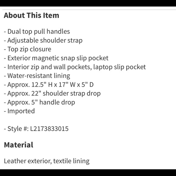 Longchamp leather briefcase NEW
Labor Day deal just sent out to likers !!! - Picture 3 of 6